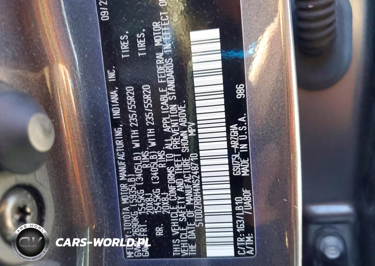 2022 Toyota Highlander Limited VIN:5TDDZRBH4NS248710 - 13