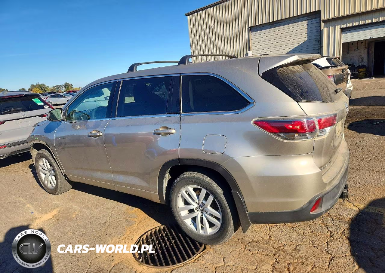 2016 Toyota Highlander Le VIN:5TDBKRFH2GS286722 - 2