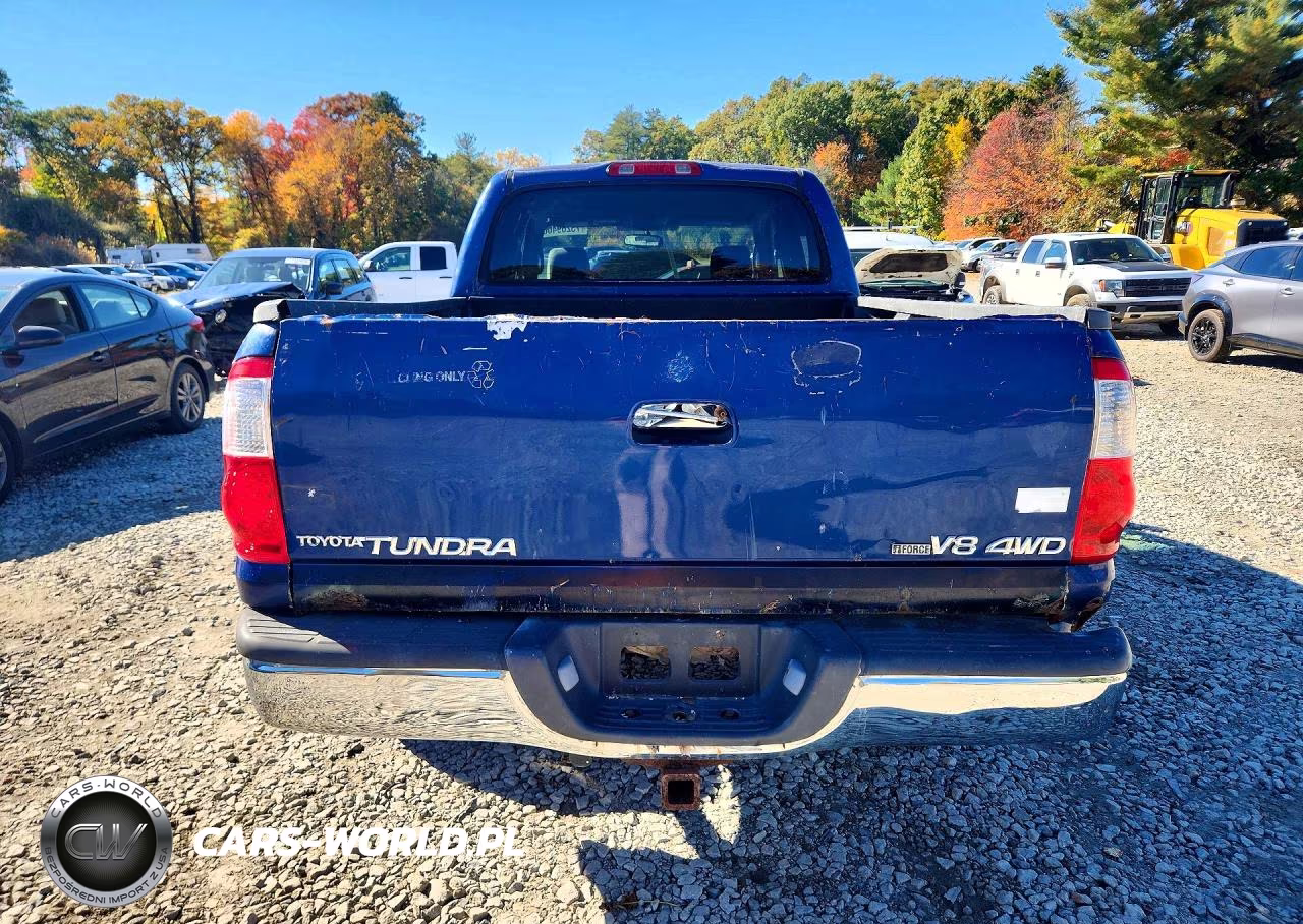 2005 Toyota Tundra Double Cab Sr5 VIN:5TBDT441X5S474893 - 6