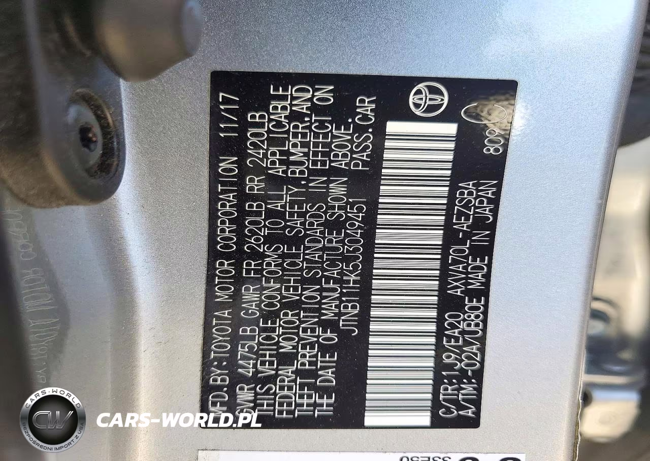 2018 Toyota Camry Se VIN:JTNB11HK5J3049451 - 12