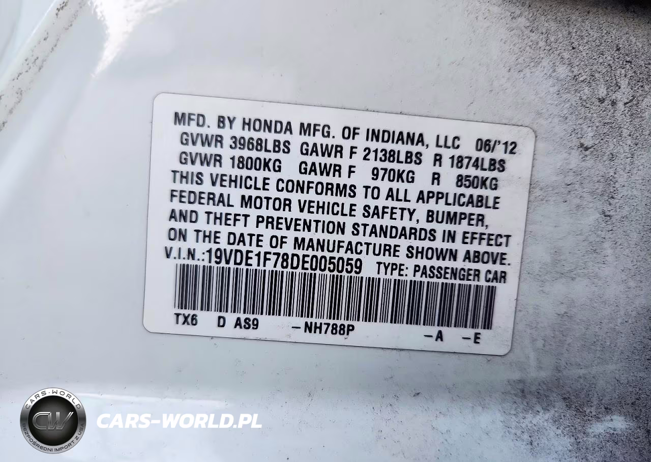 2013 Acura Ilx 20 Tech VIN:19VDE1F78DE005059 - 12