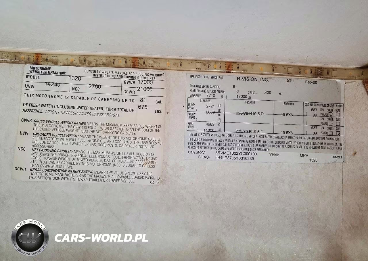 2025 Rvision Condor Camper VIN:5B4LP37J5Y3316339 - 10