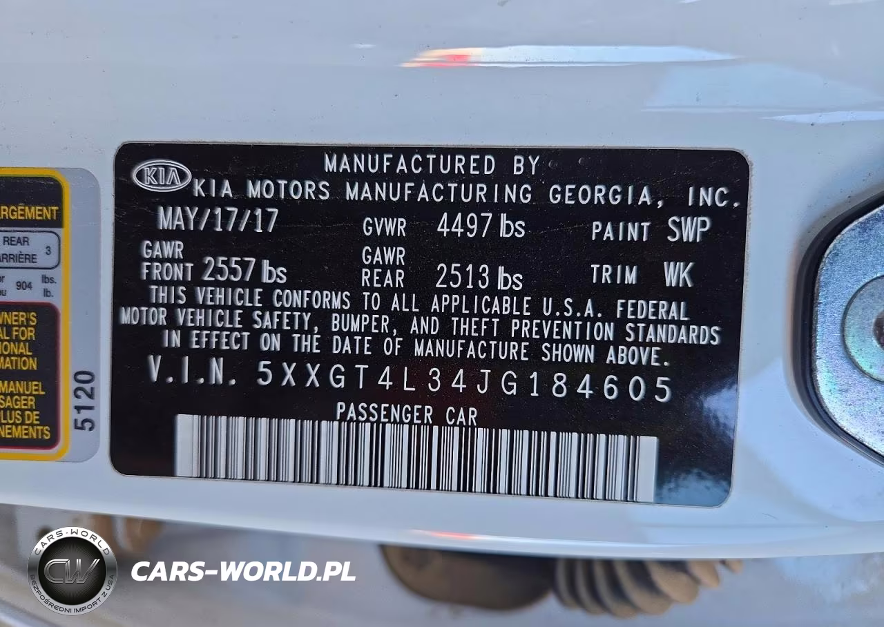 2018 Kia Optima Lx VIN:5XXGT4L34JG184605 - 12