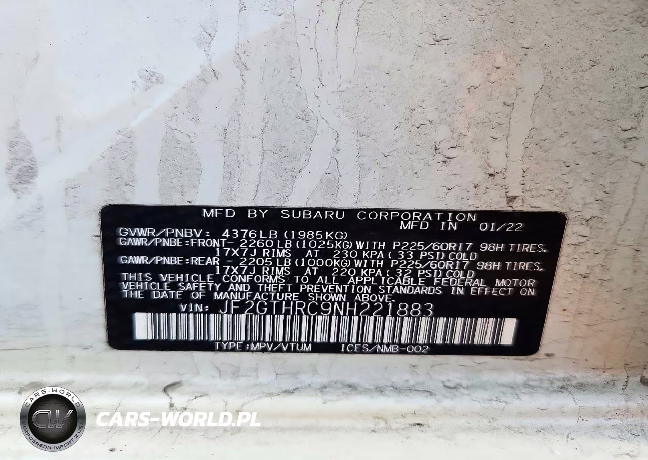 2022 Subaru Crosstrek Sport VIN:JF2GTHRC9NH221883 - 12