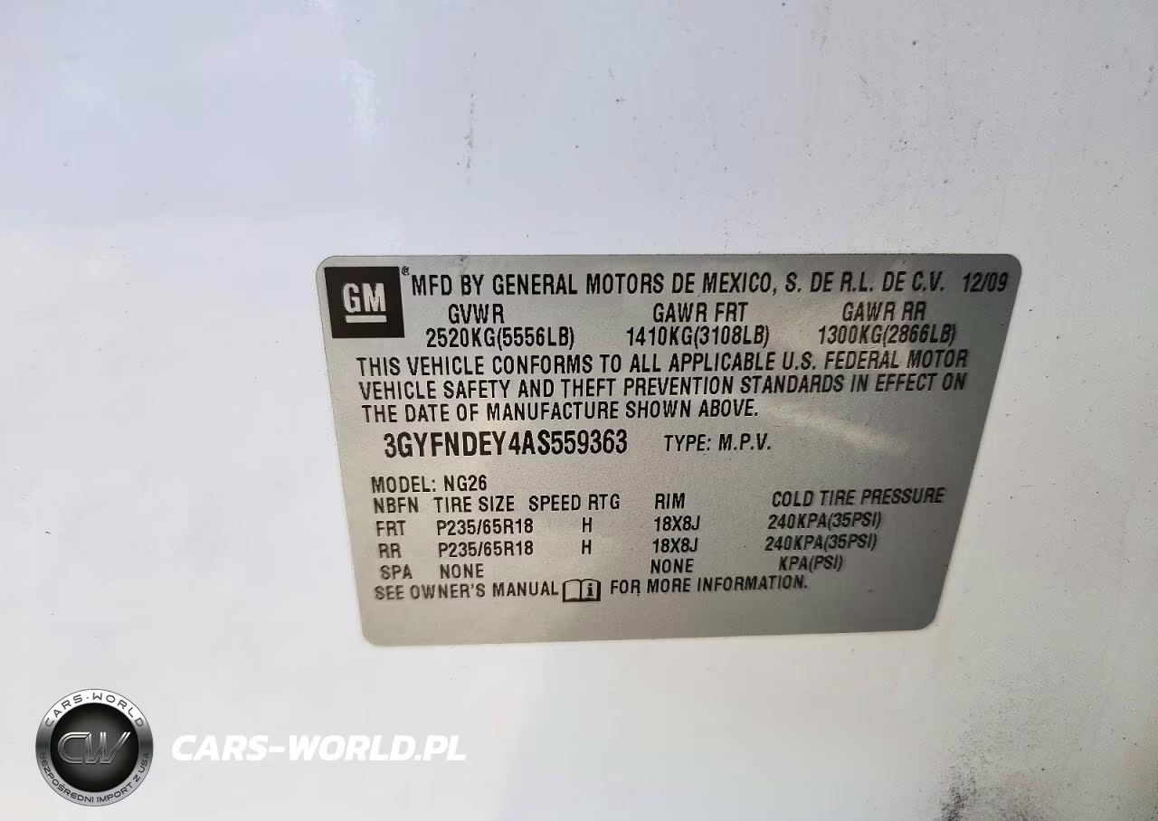 2010 Cadillac Srx Luxury Collection VIN:3GYFNDEY4AS559363 - 13