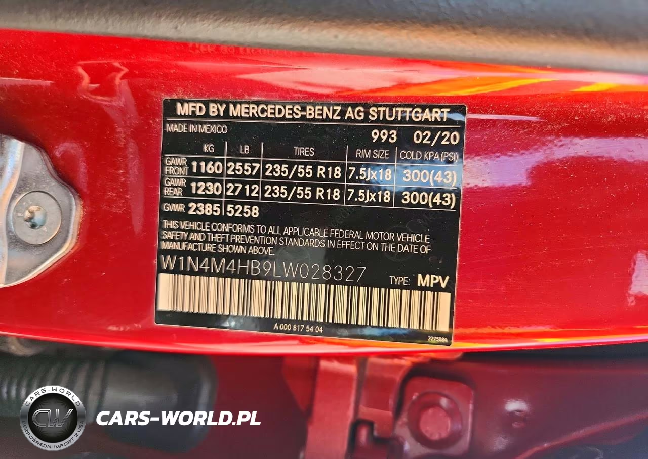 2020 Mercedes-Benz Glb 250 4Matic VIN:W1N4M4HB9LW028327 - 13