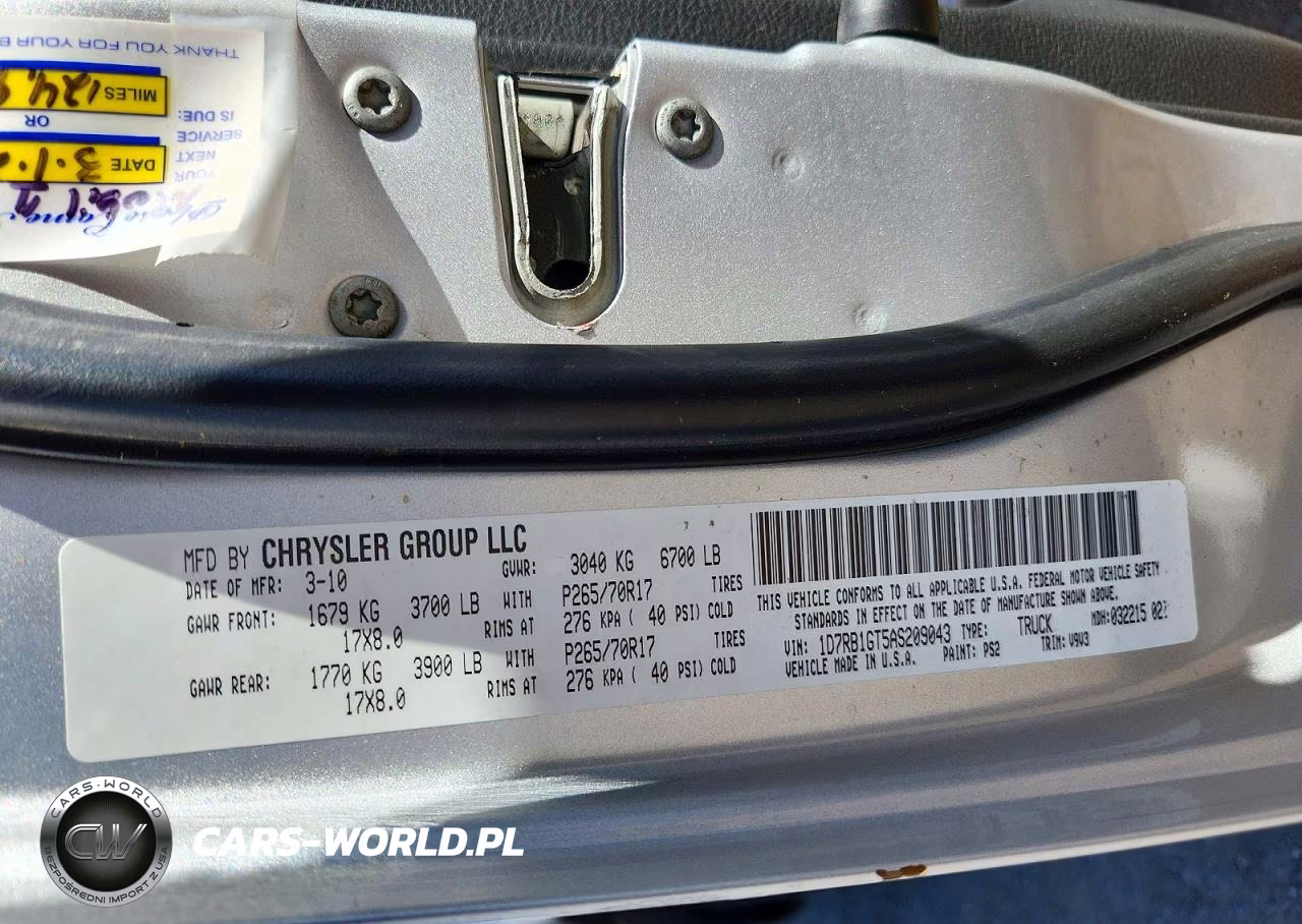 2010 Dodge Ram 1500 1500 VIN:1D7RB1GT5AS209043 - 12