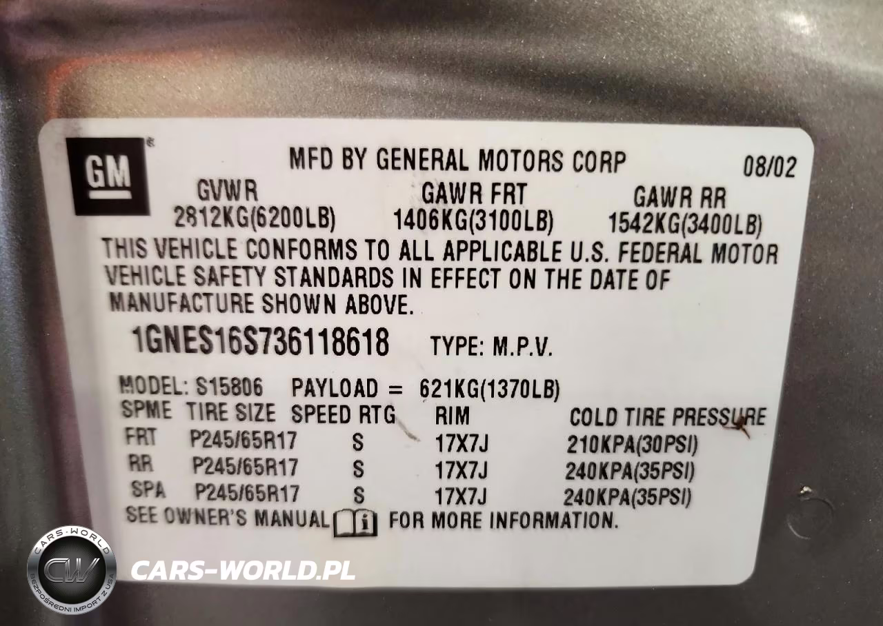2003 Chevrolet Trailblazer Ext VIN:1GNES16S736118618 - 13