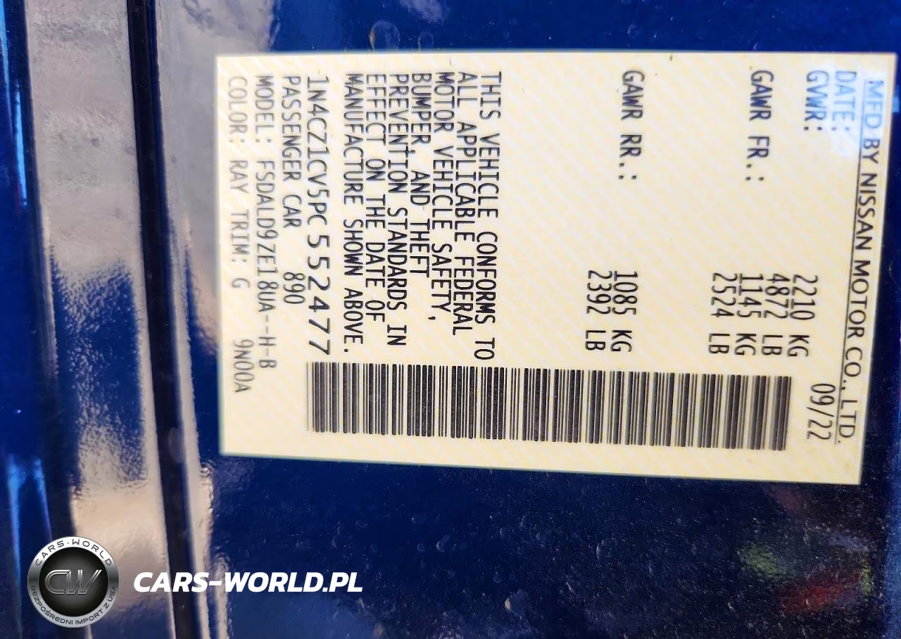 2023 Nissan Leaf Sv Plus VIN:1N4CZ1CV5PC552477 - 13