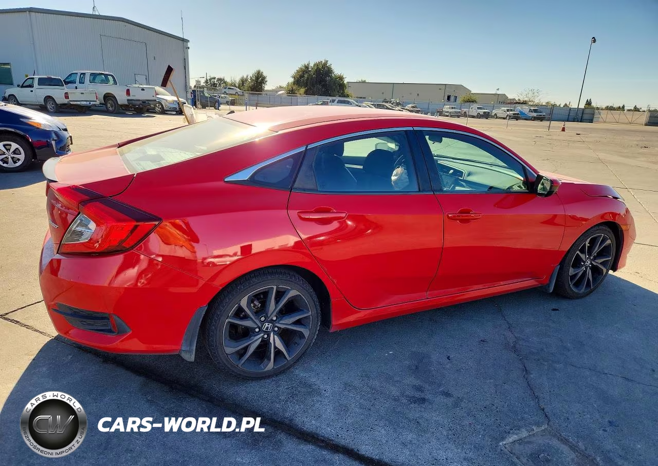 2020 Honda Civic Sport VIN:2HGFC2E86LH511323 - 3