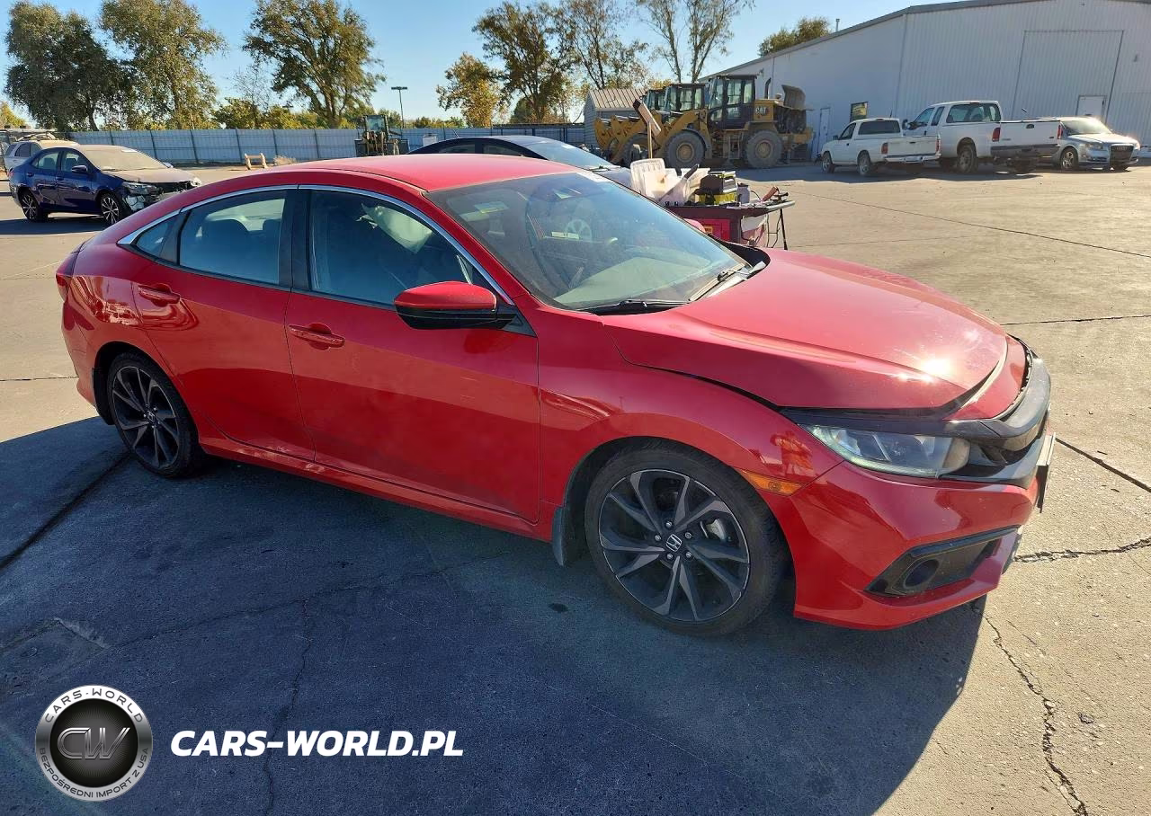 2020 Honda Civic Sport VIN:2HGFC2E86LH511323 - 4
