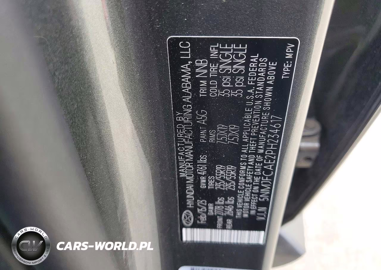 2023 Hyundai Tucson Sel VIN:5NMJFCAE2PH234617 - 14