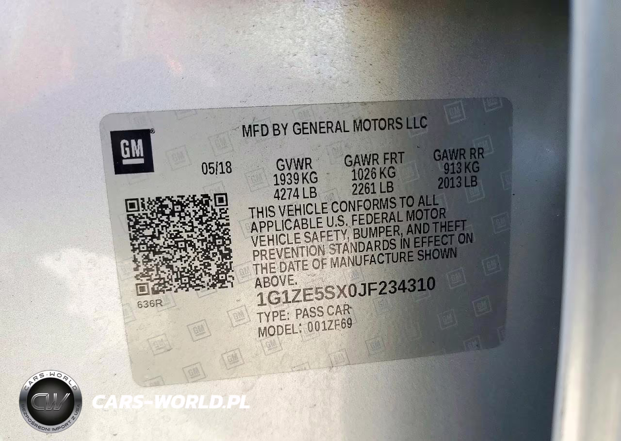 2018 Chevrolet Malibu Premier VIN:1G1ZE5SX0JF234310 - 13