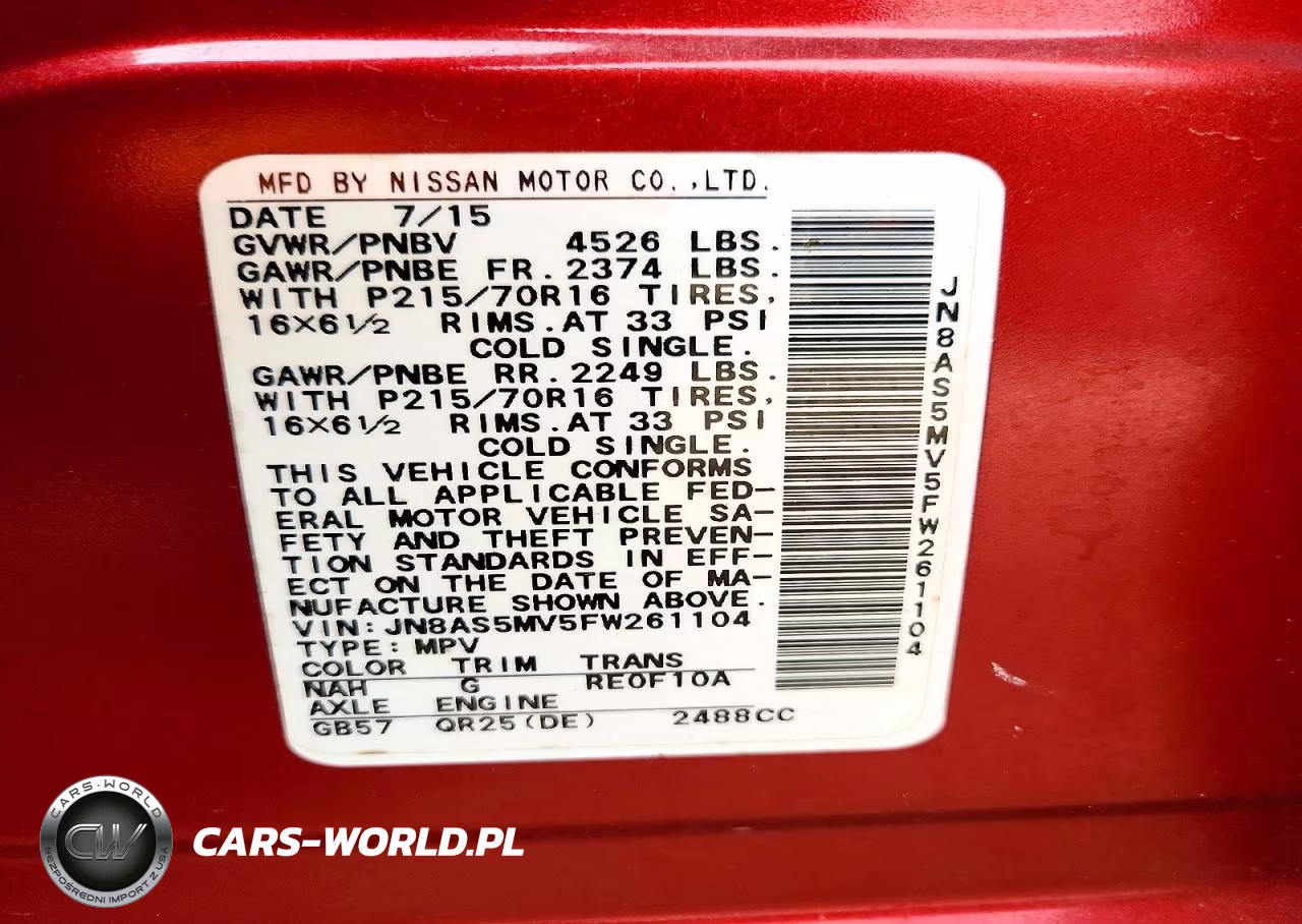 2015 Nissan Rogue Select S VIN:JN8AS5MV5FW261104 - 13