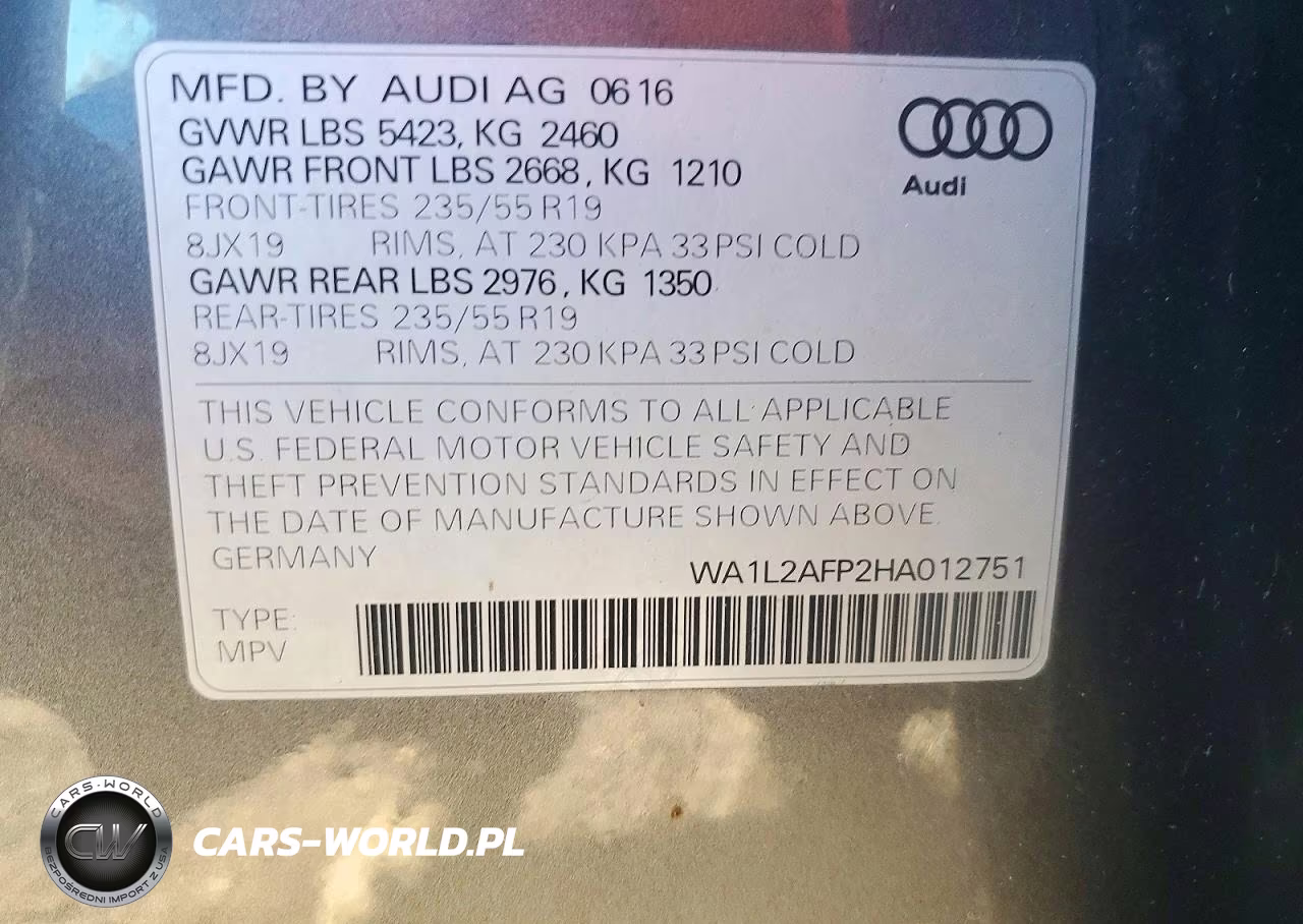 2017 Audi Q5 Premium Plus VIN:WA1L2AFP2HA012751 - 13