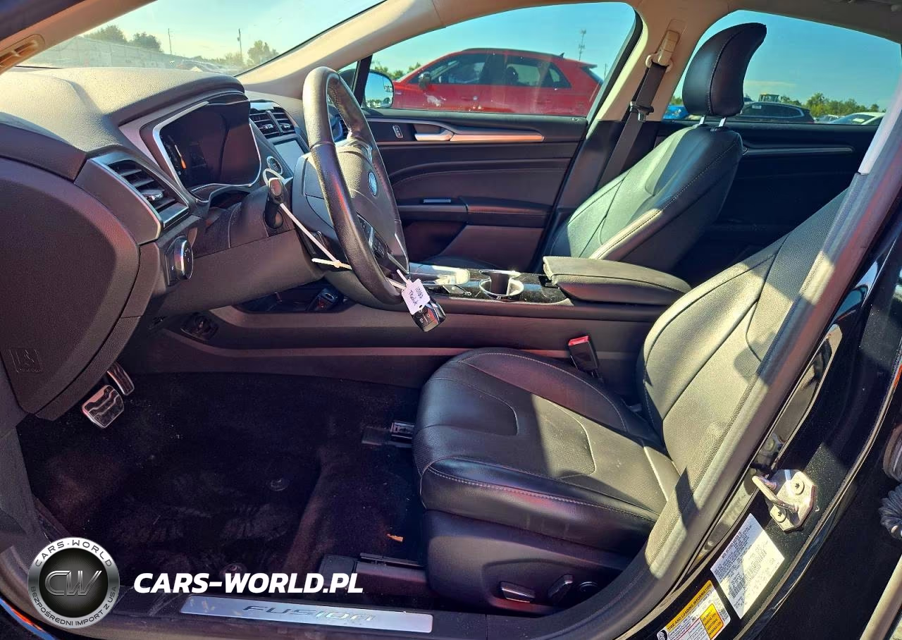 2016 Ford Fusion Titanium VIN:3FA6P0K94GR255204 - 7