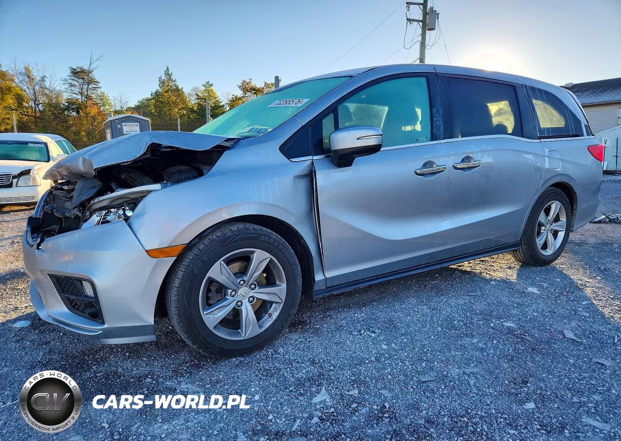 2018 Honda Odyssey Exl VIN:5FNRL6H7XJB077870 - 1