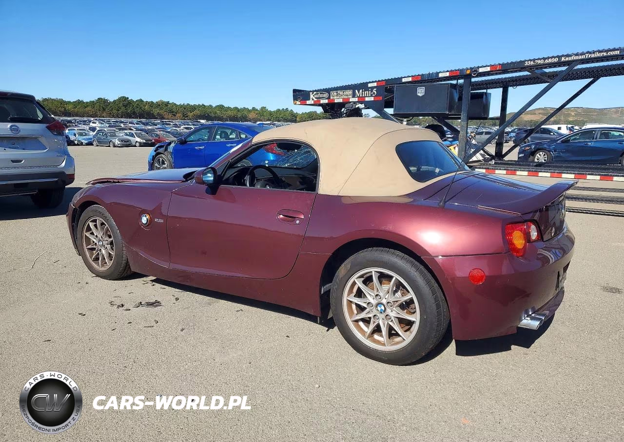 2003 BMW Z4 2.5 VIN:4USBT33493LR62262 - 2