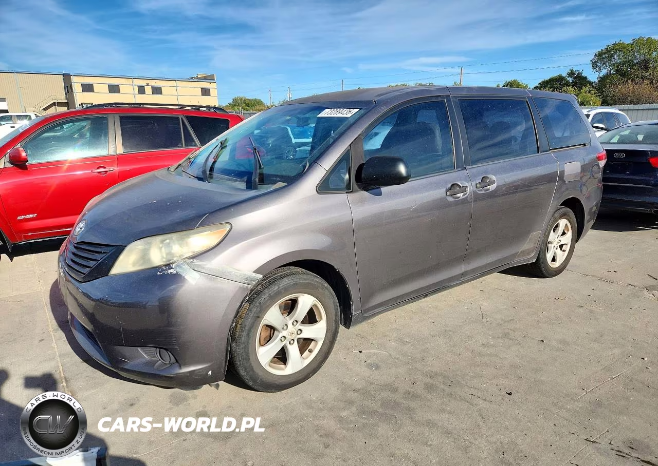 2011 Toyota Sienna Base 7-Passenger VIN:5TDKA3DC4BS005956 - 1