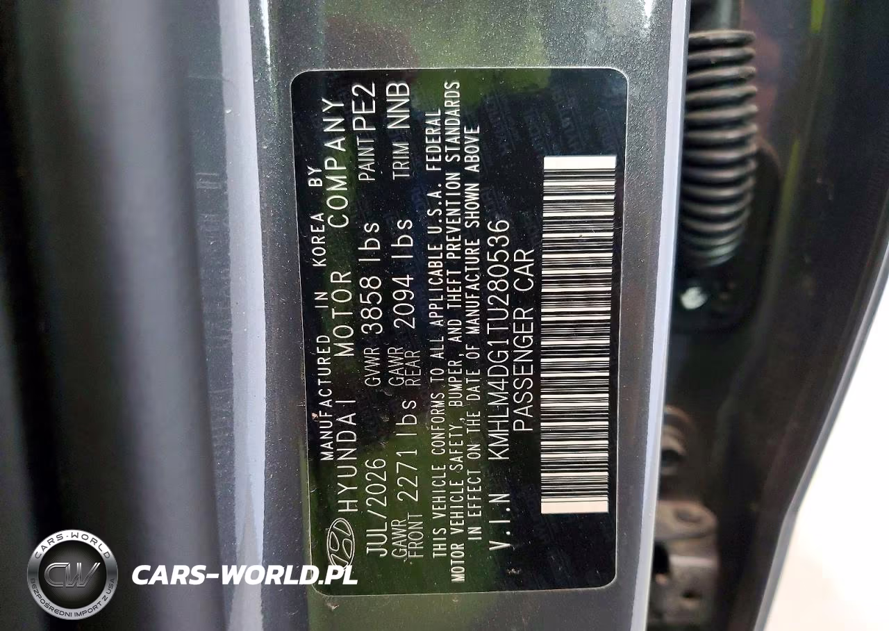 2026 Hyundai Elantra Sel Sport VIN:KMHLM4DG1TU280536 - 12