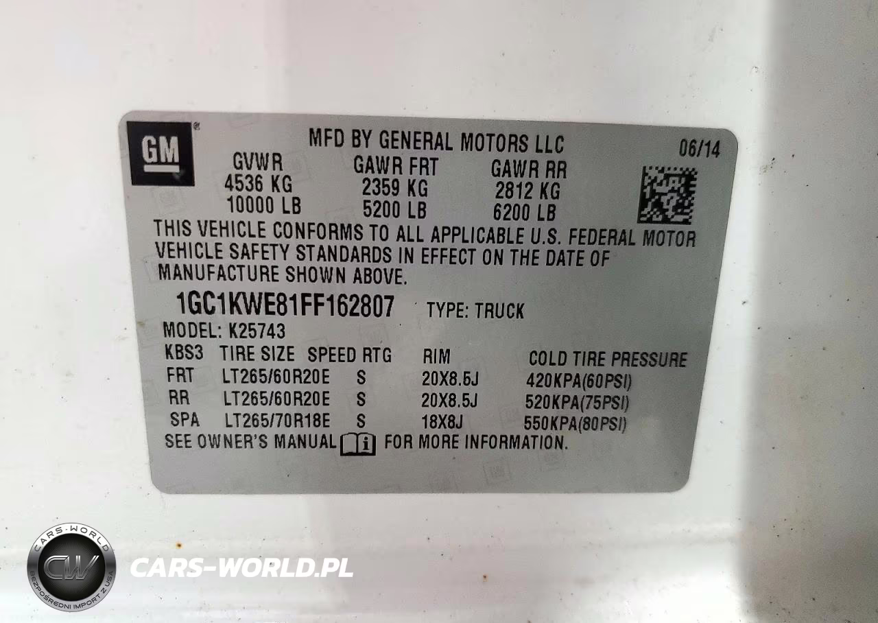 2015 Chevrolet Silverado K2500 Heavy Duty Ltz VIN:1GC1KWE81FF162807 - 12