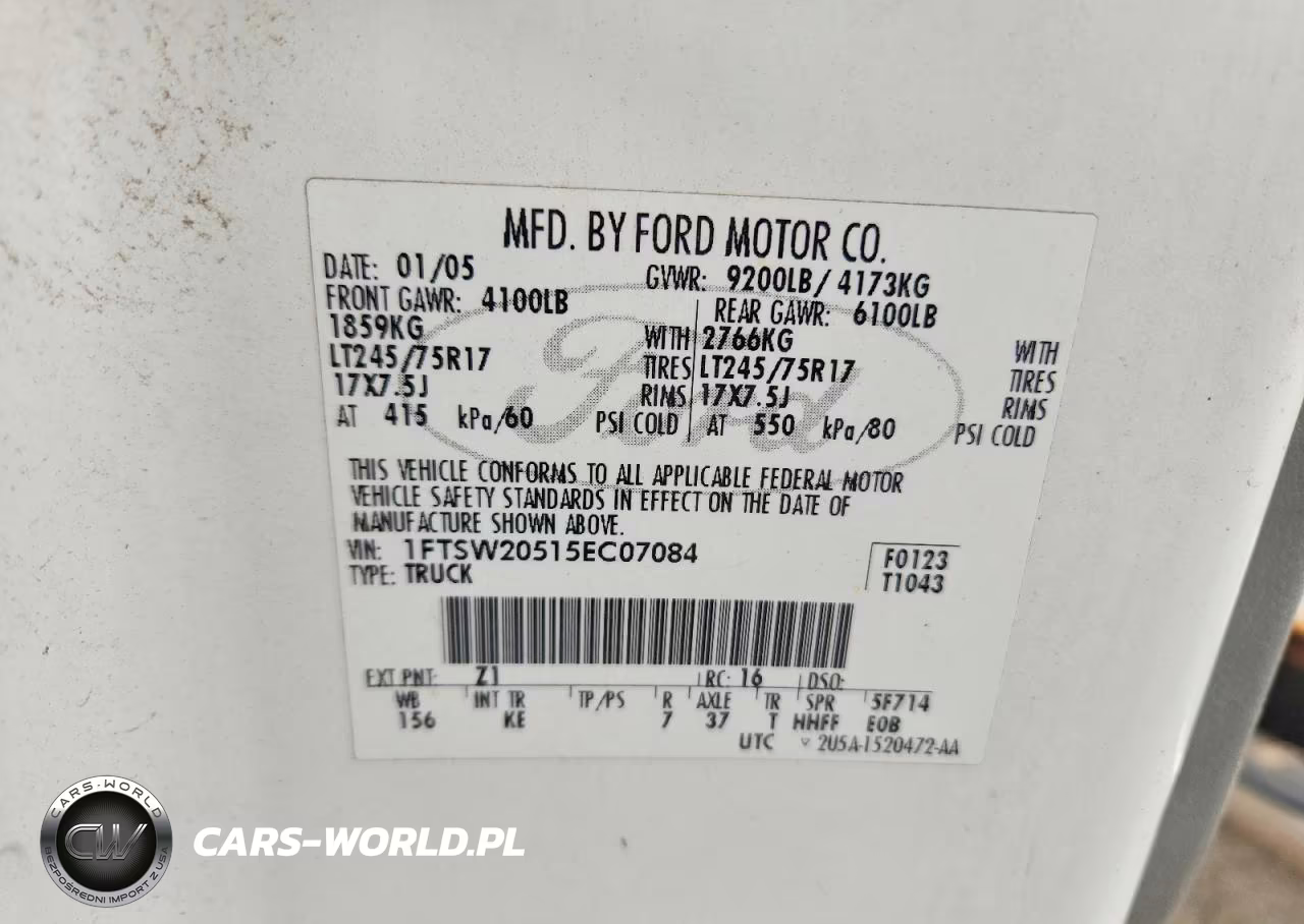 2004 Ford F250 Super Duty Utility - Service Truck VIN:1FTNX20L74EB65818 - 12