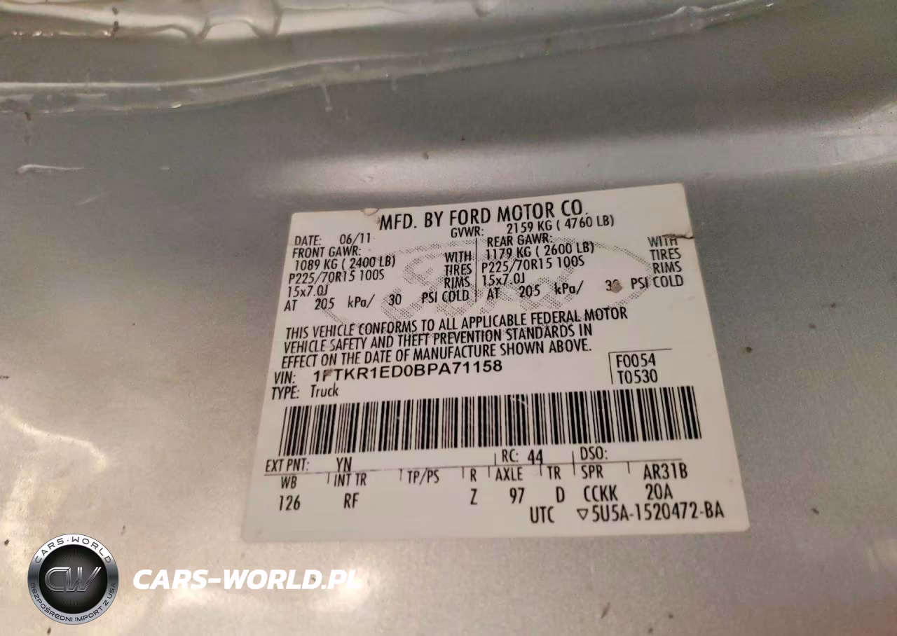 2011 Ford Ranger Super Cab VIN:1FTKR1ED0BPA71158 - 12