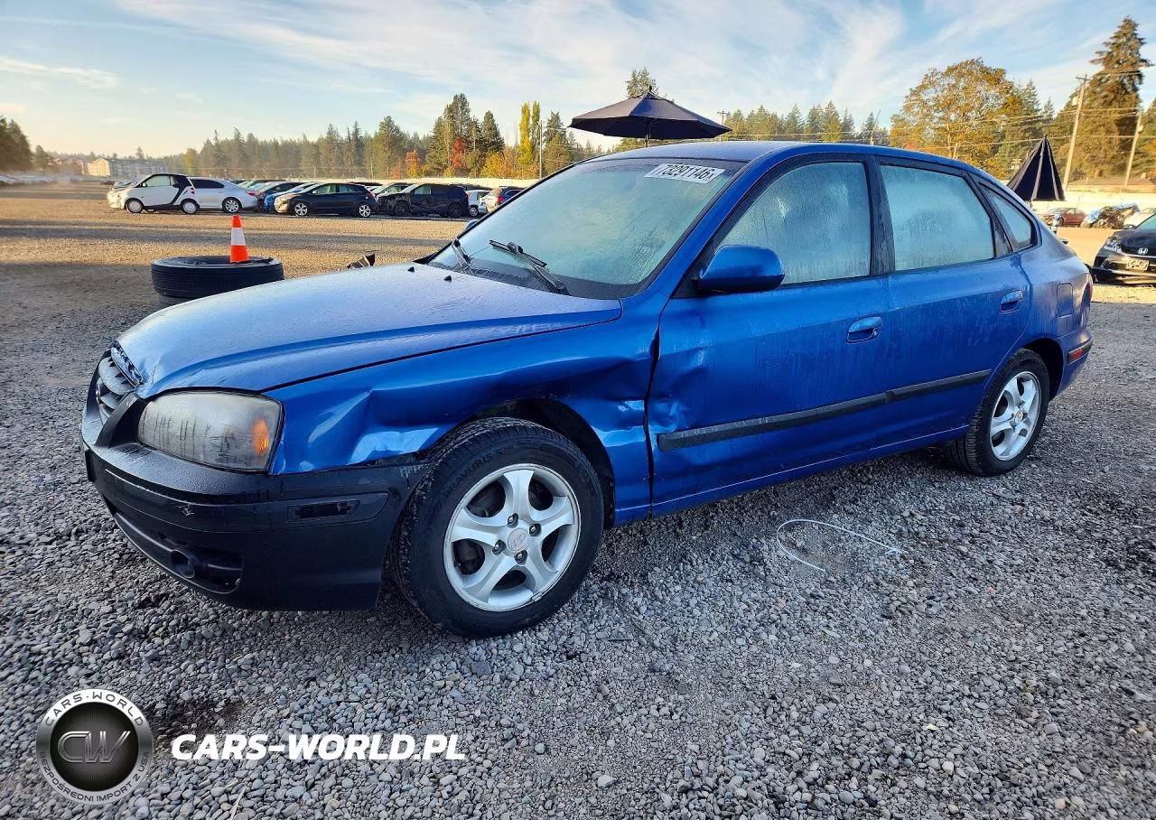 2006 Hyundai Elantra Gls VIN:KMHDN56D86U199211 - 1