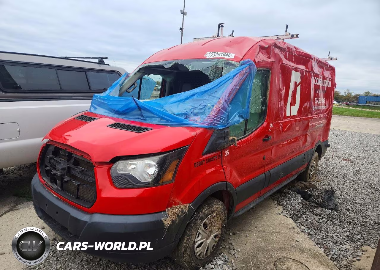 2017 Ford Transit T-250 VIN:1FTYR2CM9HKA01201 - 1