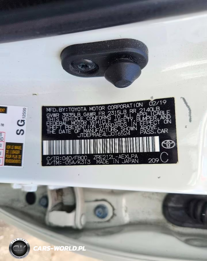 2020 Toyota Corolla Le VIN:JTDEPRAE4LJ016524 - 12