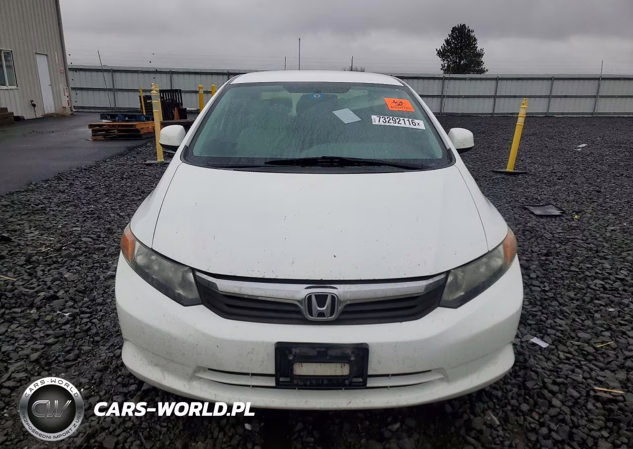 2012 Honda Civic Lx VIN:2HGFB2F52CH574460 - 5