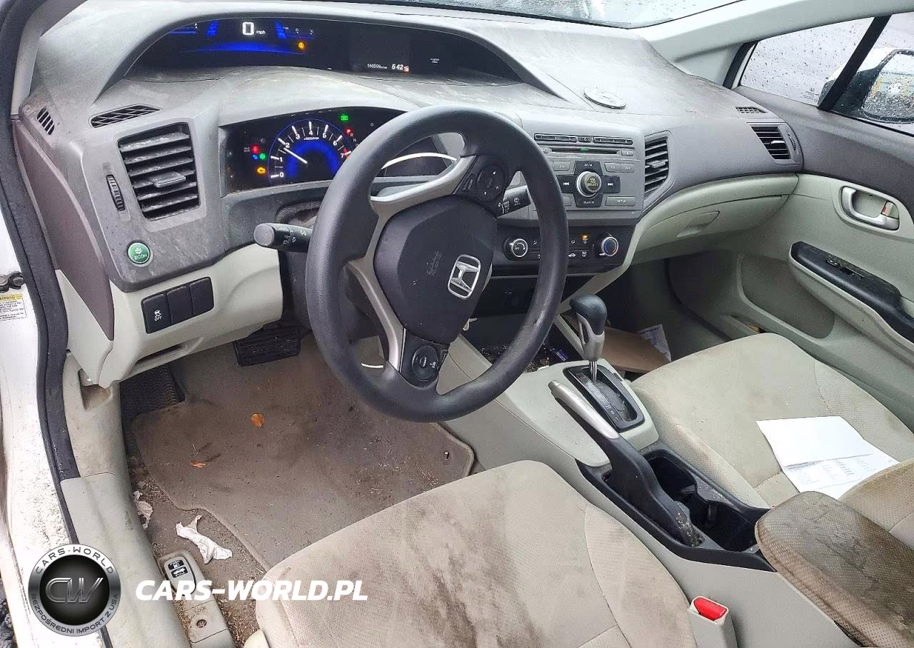 2012 Honda Civic Lx VIN:2HGFB2F52CH574460 - 8