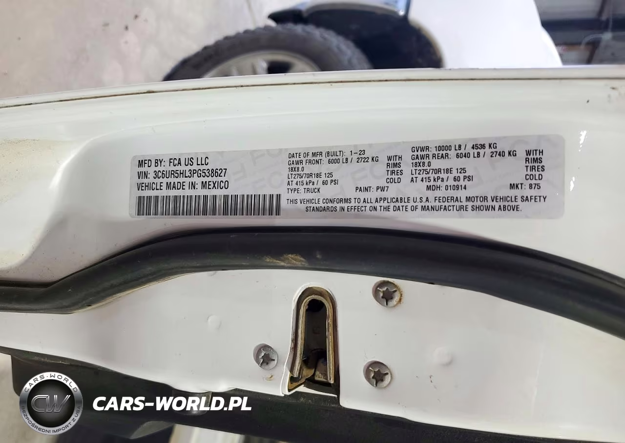 2023 Ram 2500 Tradesman VIN:3C6UR5HL3PG538627 - 12