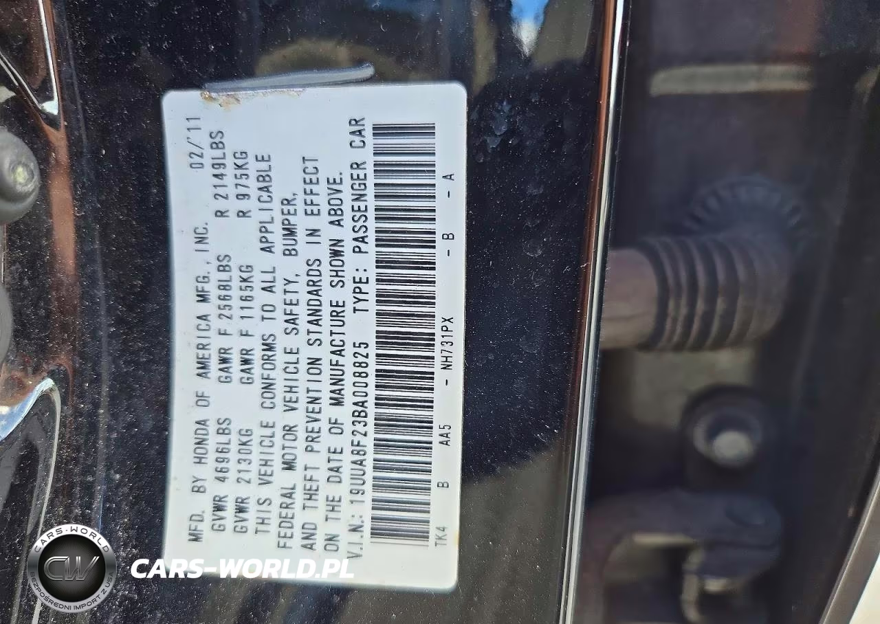 2011 Acura Tl VIN:19UUA8F23BA008825 - 13