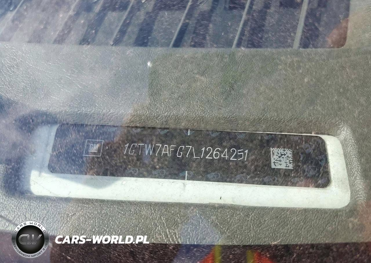2020 GMC Savana G2500 VIN:1GTW7AFG7L1264251 - 12
