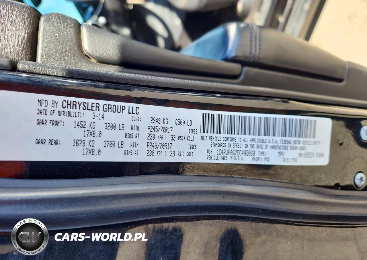 2014 Jeep Grand Cherokee Laredo VIN:1C4RJFAG7EC482068 - 13