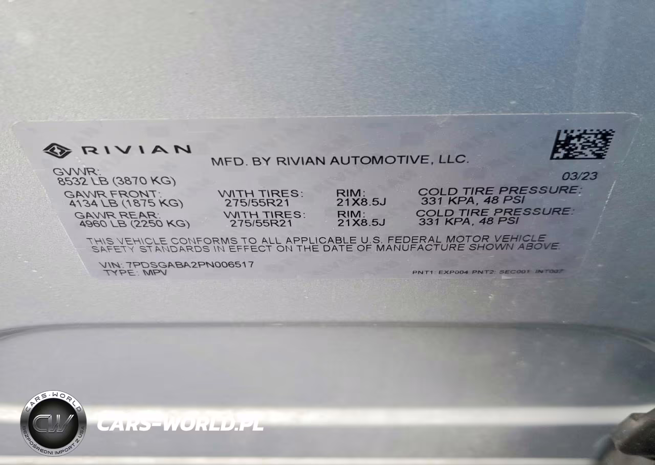 2023 Rivian R1S Adventure VIN:7PDSGABA2PN006517 - 13