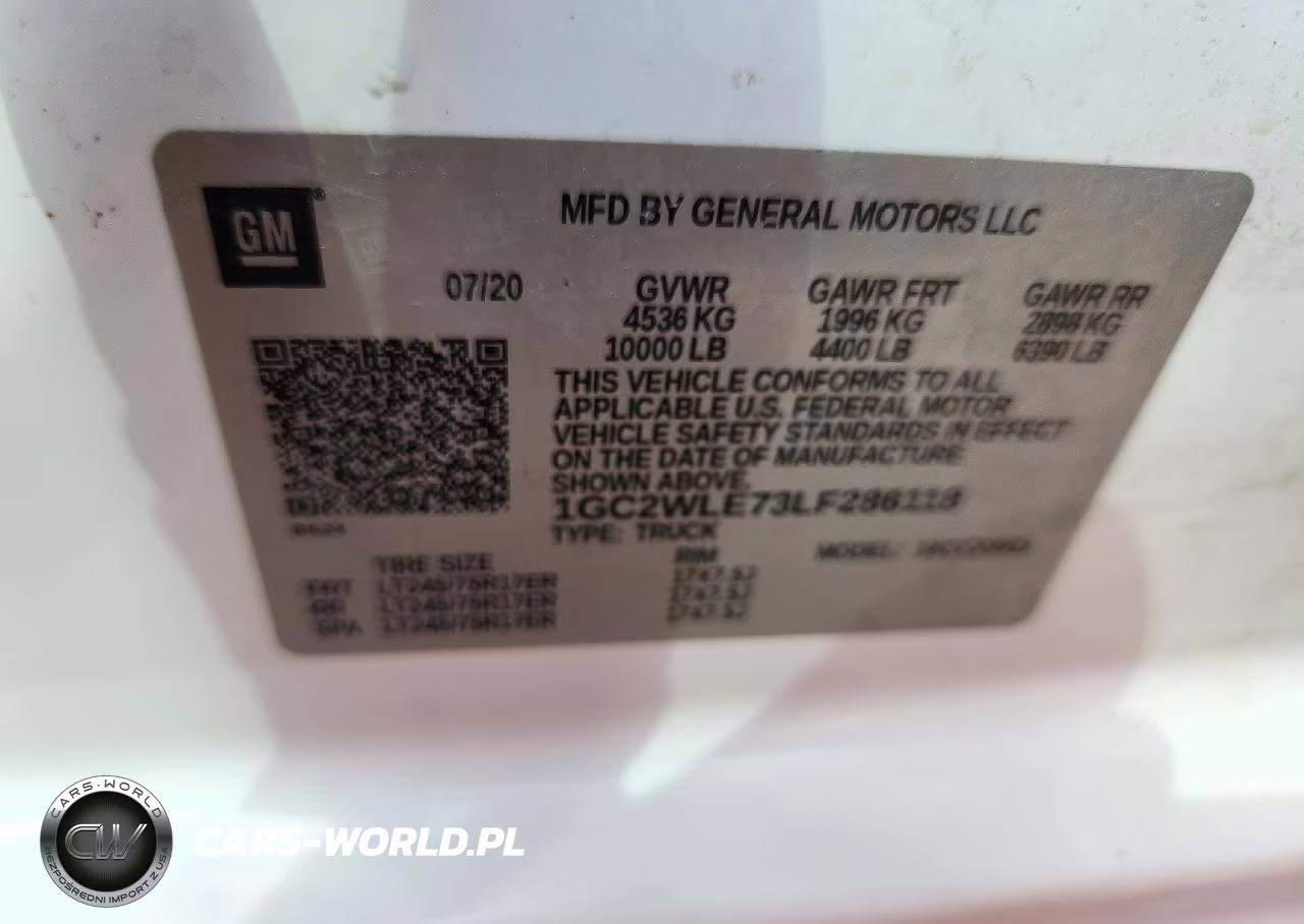 2020 Chevrolet Silverado C2500 Heavy Duty VIN:1GC2WLE73LF286118 - 12