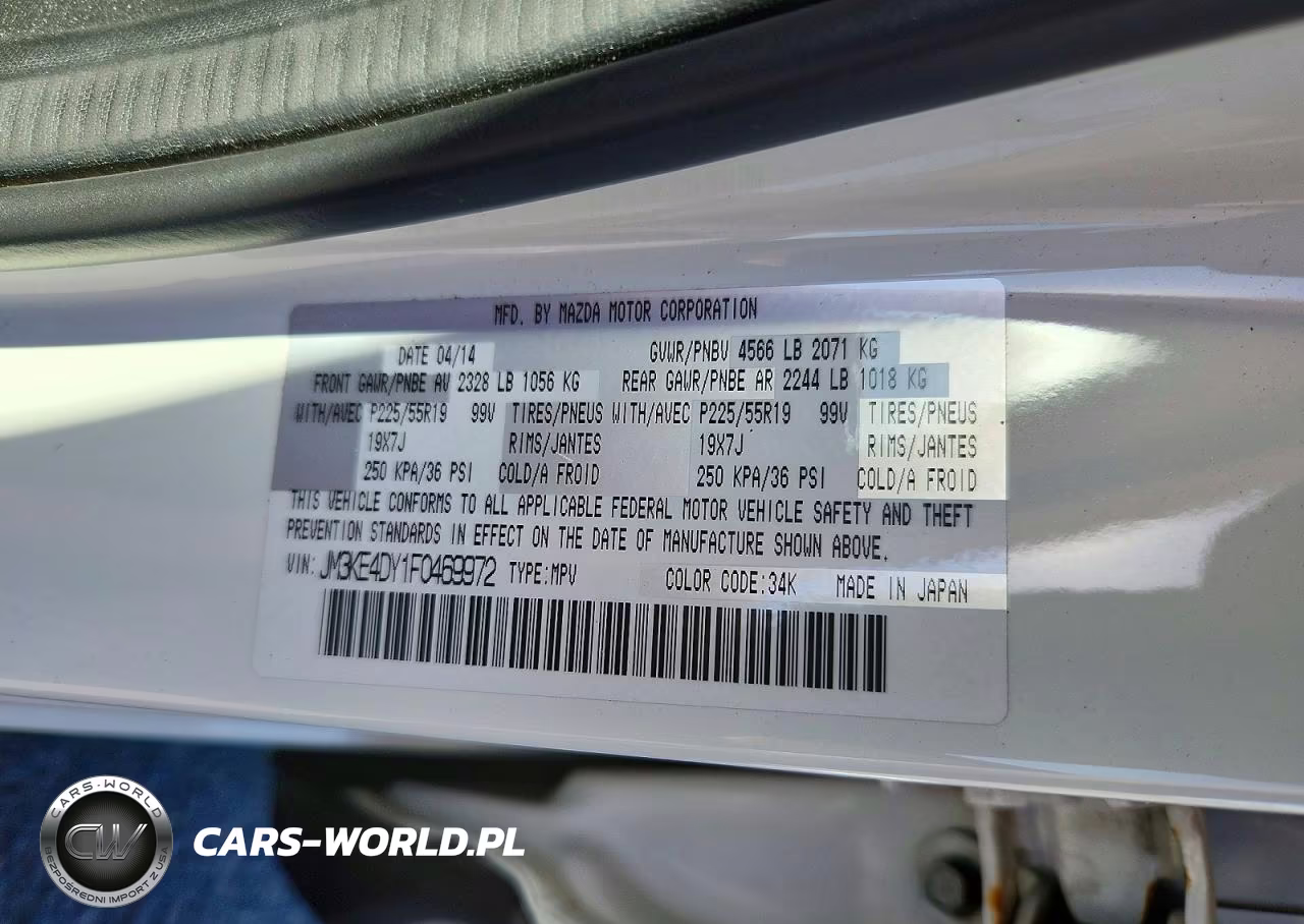 2015 Mazda Cx-5 Gt VIN:JM3KE4DY1F0469972 - 13