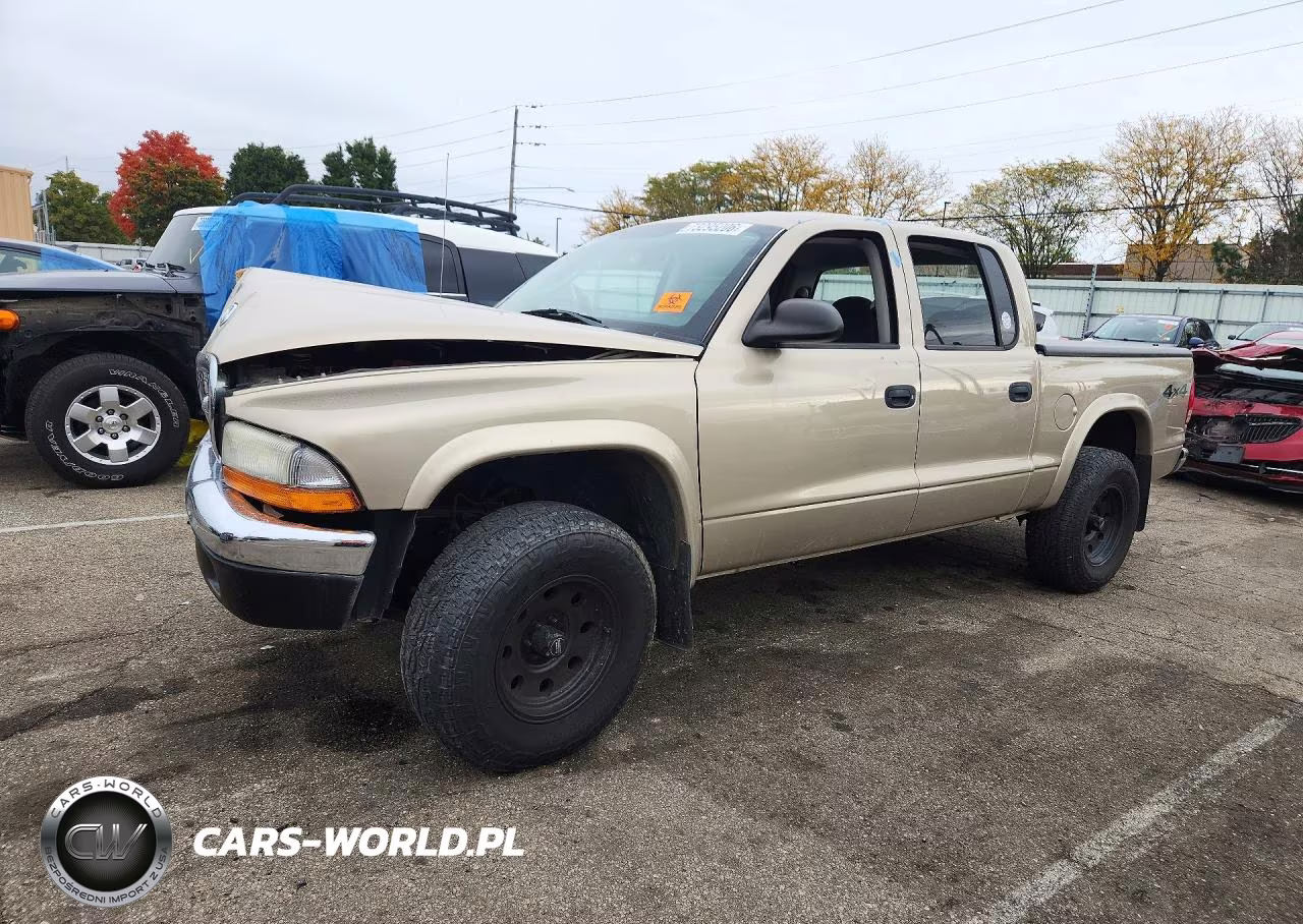 2004 Dodge Dakota Quad Slt VIN:1D7HG48N44S732458 - 1