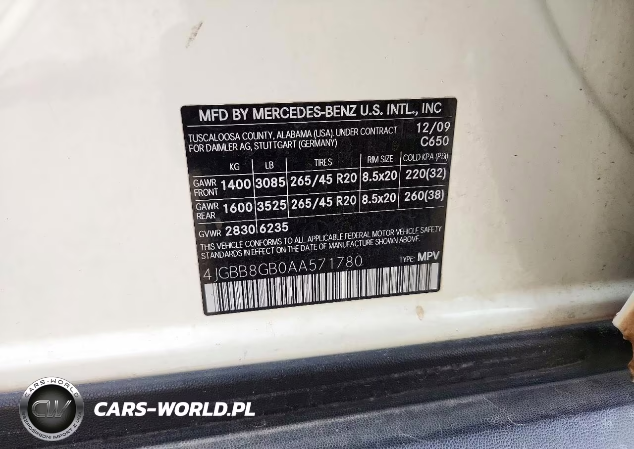 2010 Mercedes-Benz Ml 350 4Matic VIN:4JGBB8GB0AA571780 - 12