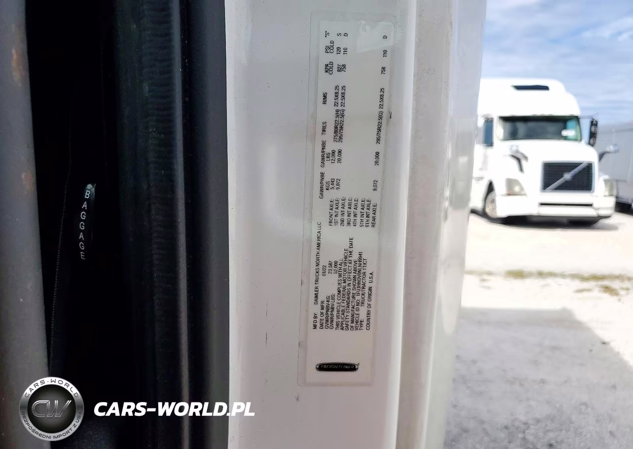 2022 Freightliner Cascadia 126 Semi Truck VIN:1FUJHHDV0NLNH9941 - 13