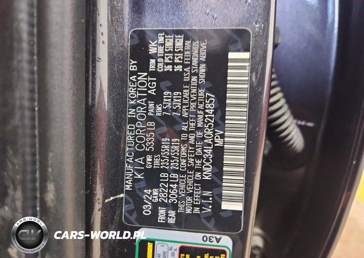 2024 Kia Ev6 Wind VIN:KNDC34LA0R5214857 - 13