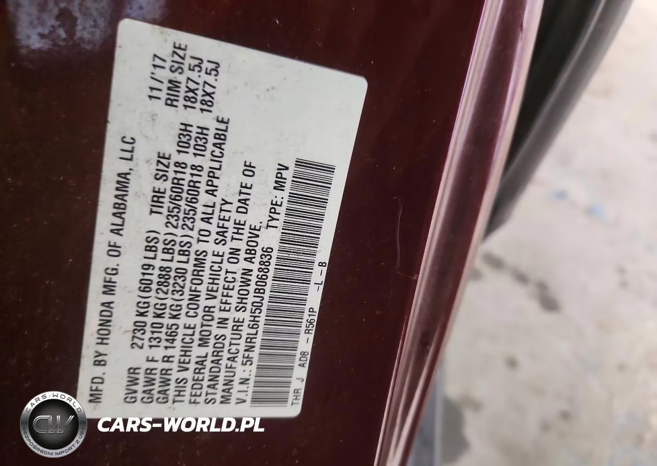 2018 Honda Odyssey Ex VIN:5FNRL6H50JB068836 - 13