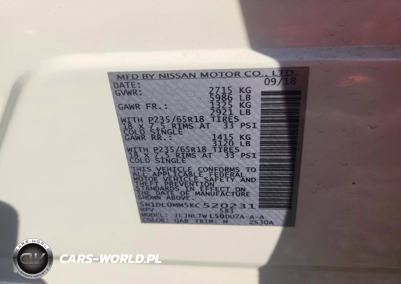 2019 Infiniti Qx60 VIN:5N1DL0MM5KC520231 - 13