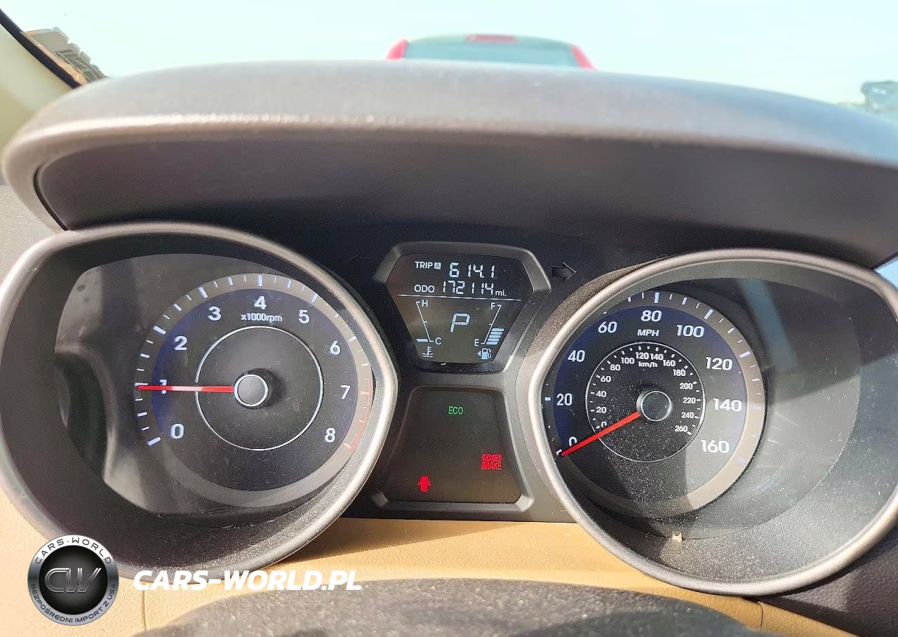 2013 Hyundai Elantra Gls VIN:5NPDH4AE6DH406773 - 9