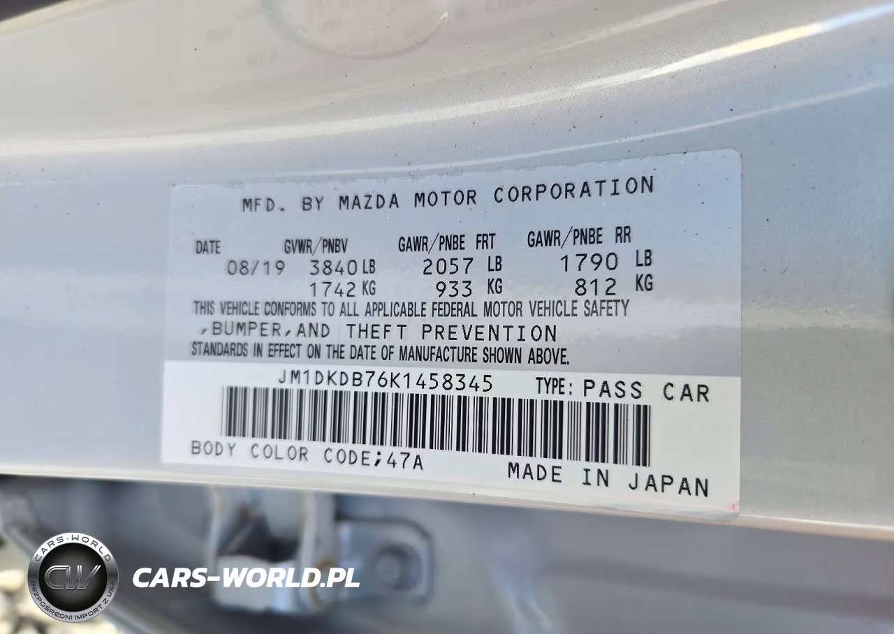 2019 Mazda Cx-3 Sport VIN:JM1DKDB76K1458345 - 14