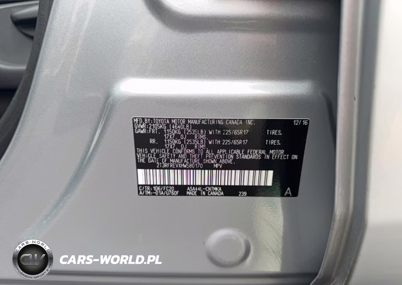 2017 Toyota Rav4 Xle VIN:2T3RFREVXHW580170 - 10