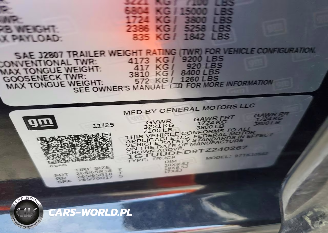 2026 GMC Sierra K1500 Slt VIN:1GTUUDED9TZ240267 - 12