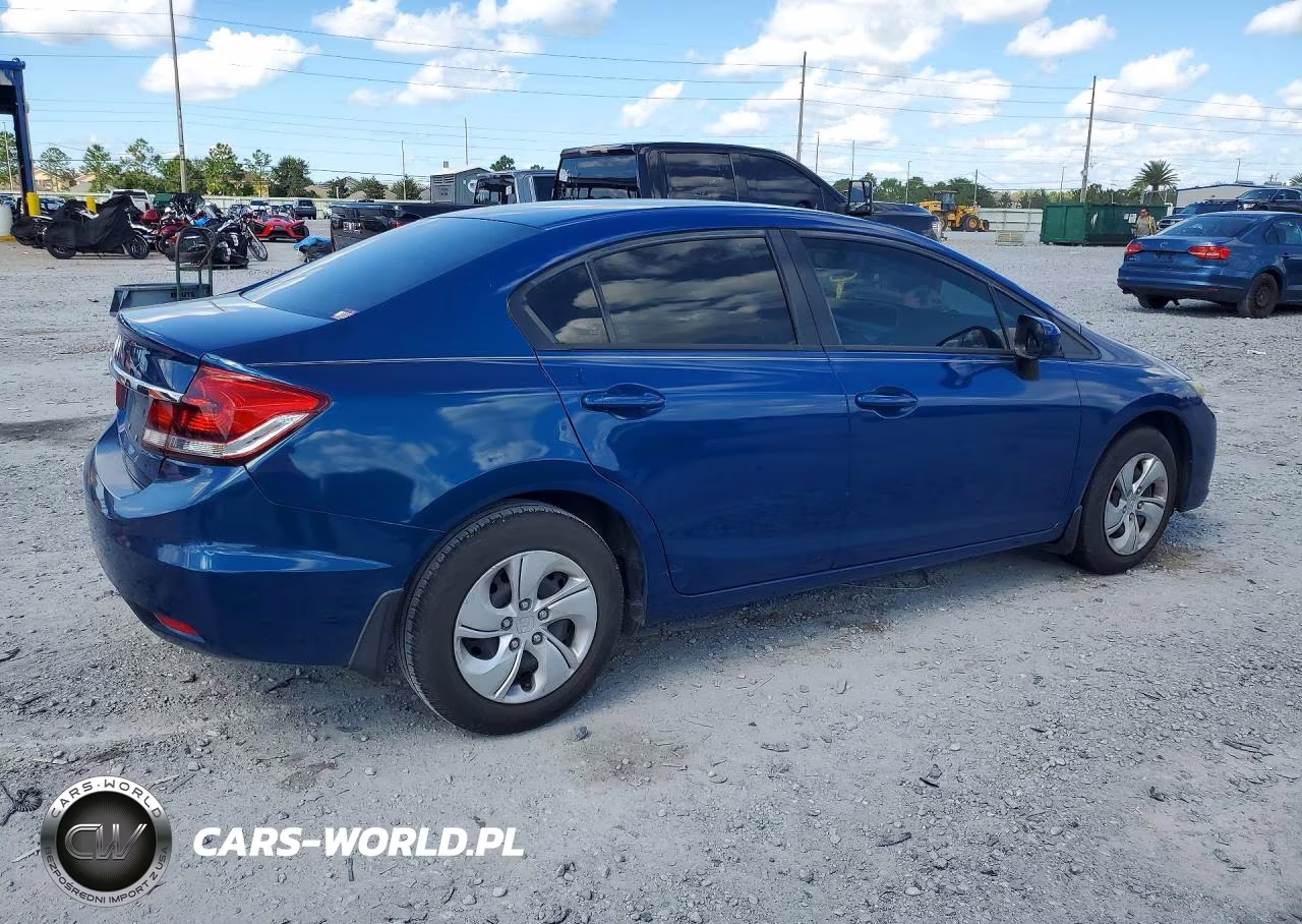 2015 Honda Civic Lx VIN:19XFB2F54FE012560 - 3